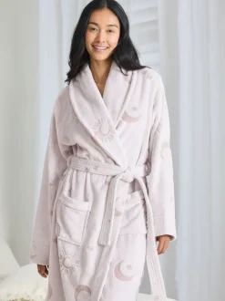 Chelsea Peers Fleece Burnout Cosmic Constellations Dressing Gown