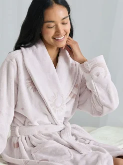 Chelsea Peers Fleece Burnout Cosmic Constellations Dressing Gown