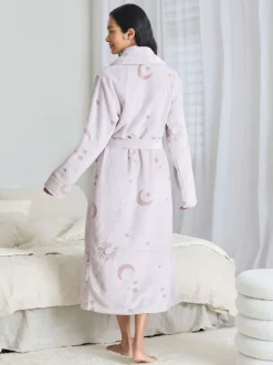 Chelsea Peers Fleece Burnout Cosmic Constellations Dressing Gown