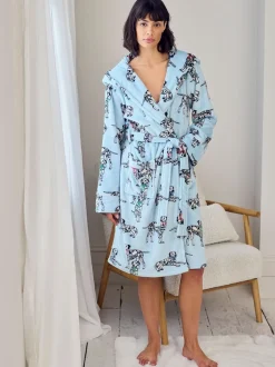Chelsea Peers Fleece Dalmatian Dogs Print Dressing Gown