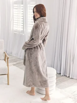 Chelsea Peers Fleece Long Dressing Gown
