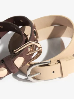 Choc and Cream - Friends Like These Studded Belts 2 Pack