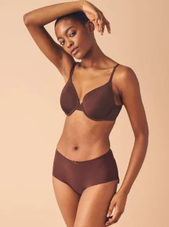 Chocolade nude - A-E Afvlakkende Ultimate Comfort Beha's 2 Verpakking