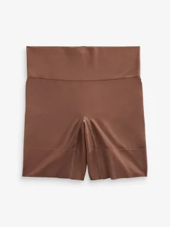 Chocolade nude - Verpakking van 2 naadloze irritatiewerende shorts