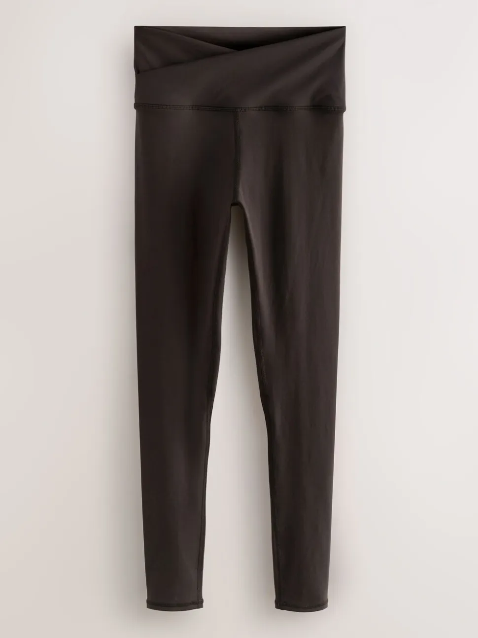 Chocoladebruin - Active Balance Wrap Front Leggings