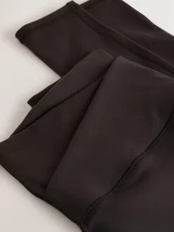 Chocoladebruin - Active Balance Wrap Front Leggings