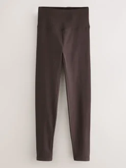Chocoladebruin - Behaaglijke fleece legging