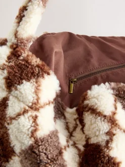 Chocoladebruin - Borg Argyle Shoulder Bag