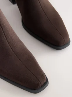 Chocoladebruin - Chelsea-stijl western cowboy Boots