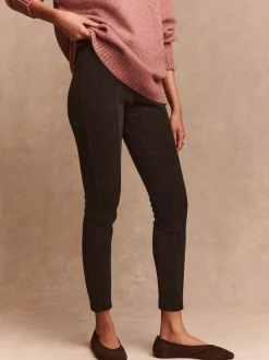 Chocoladebruin - Corduroy legging