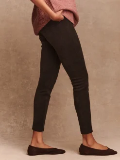 Chocoladebruin - Corduroy legging