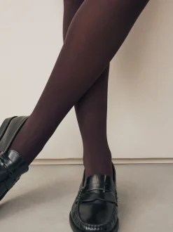 Chocoladebruin - 60-denier panty's, verpakking van 1