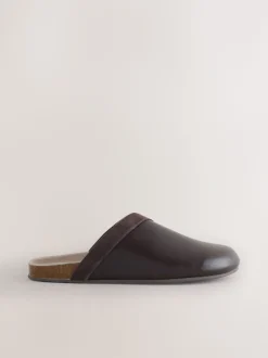 Chocoladebruin - Forever Comfort Leather Clean Footbed Clogs