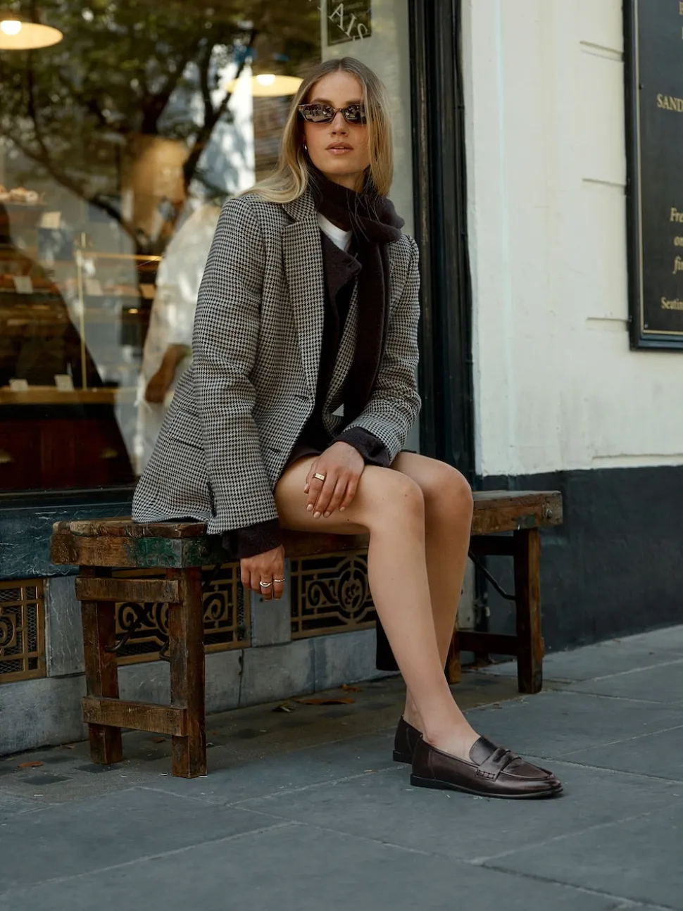 Chocoladebruin - Forever Comfort® Penny loafers met ronde neus
