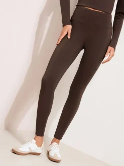 Chocoladebruin - Friends Like These Studio High Waist Leggings
