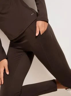 Chocoladebruin - Friends Like These Studio High Waist Leggings