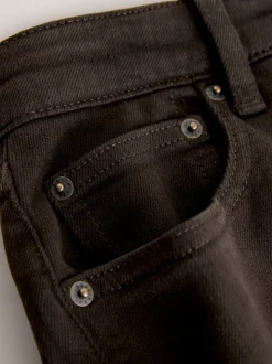 Chocoladebruin - Hourglass Mid Rise Skinny Jeans