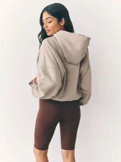 Chocoladebruin - Jersey fietsshort