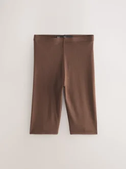 Chocoladebruin - Jersey fietsshort