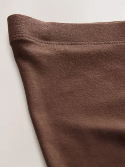 Chocoladebruin - Jersey fietsshort