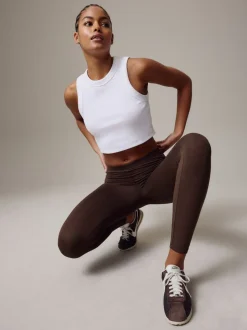 Chocoladebruin - Lange legging