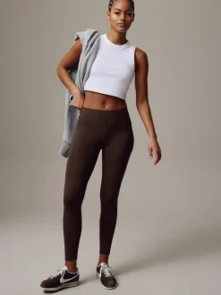 Chocoladebruin - Lange legging