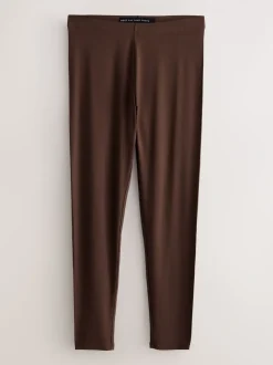 Chocoladebruin - Lange legging