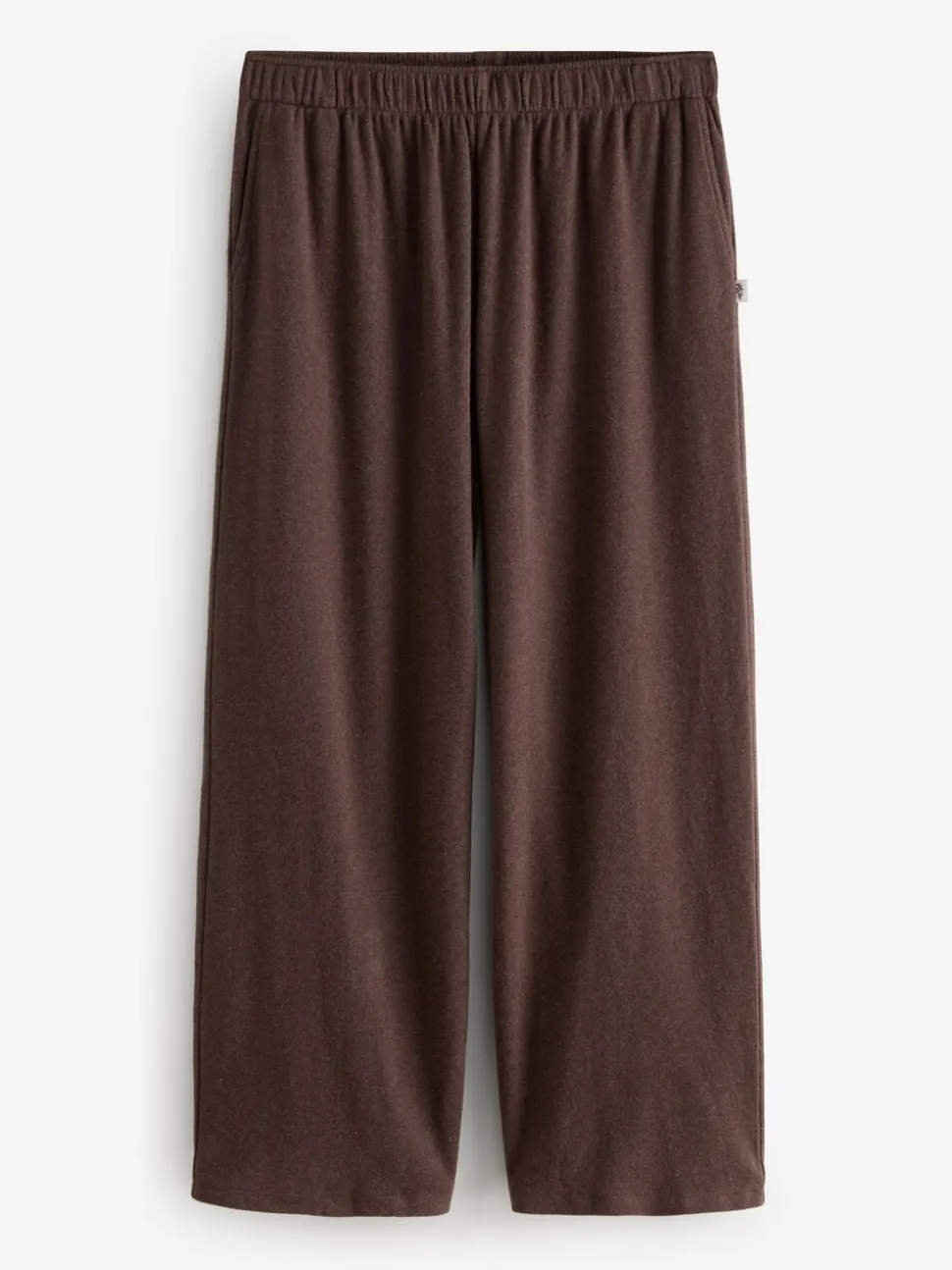 Chocoladebruin - Laura Ashley gebreide loungebroek