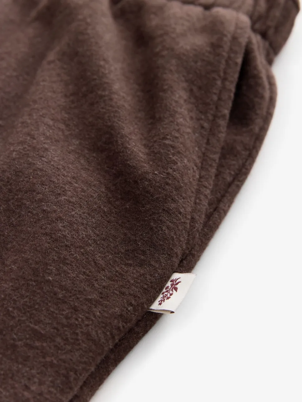 Chocoladebruin - Laura Ashley gebreide loungebroek