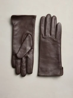 Chocoladebruin - Leren handschoenen