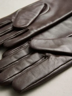 Chocoladebruin - Leren handschoenen