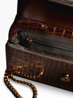 Chocoladebruin - Lipsy Medium Chain Shoulder Bag