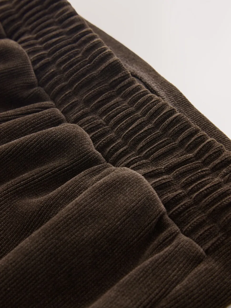 Chocoladebruin - Maternity Cord Flare Trousers