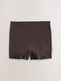 Chocoladebruin - N.Premium Heerlijk zachte Naadloze Shorts