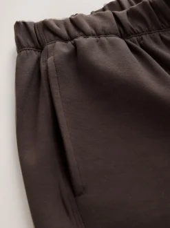 Chocoladebruin - Premium zware Slinky Barrel jeans Joggingbroeken