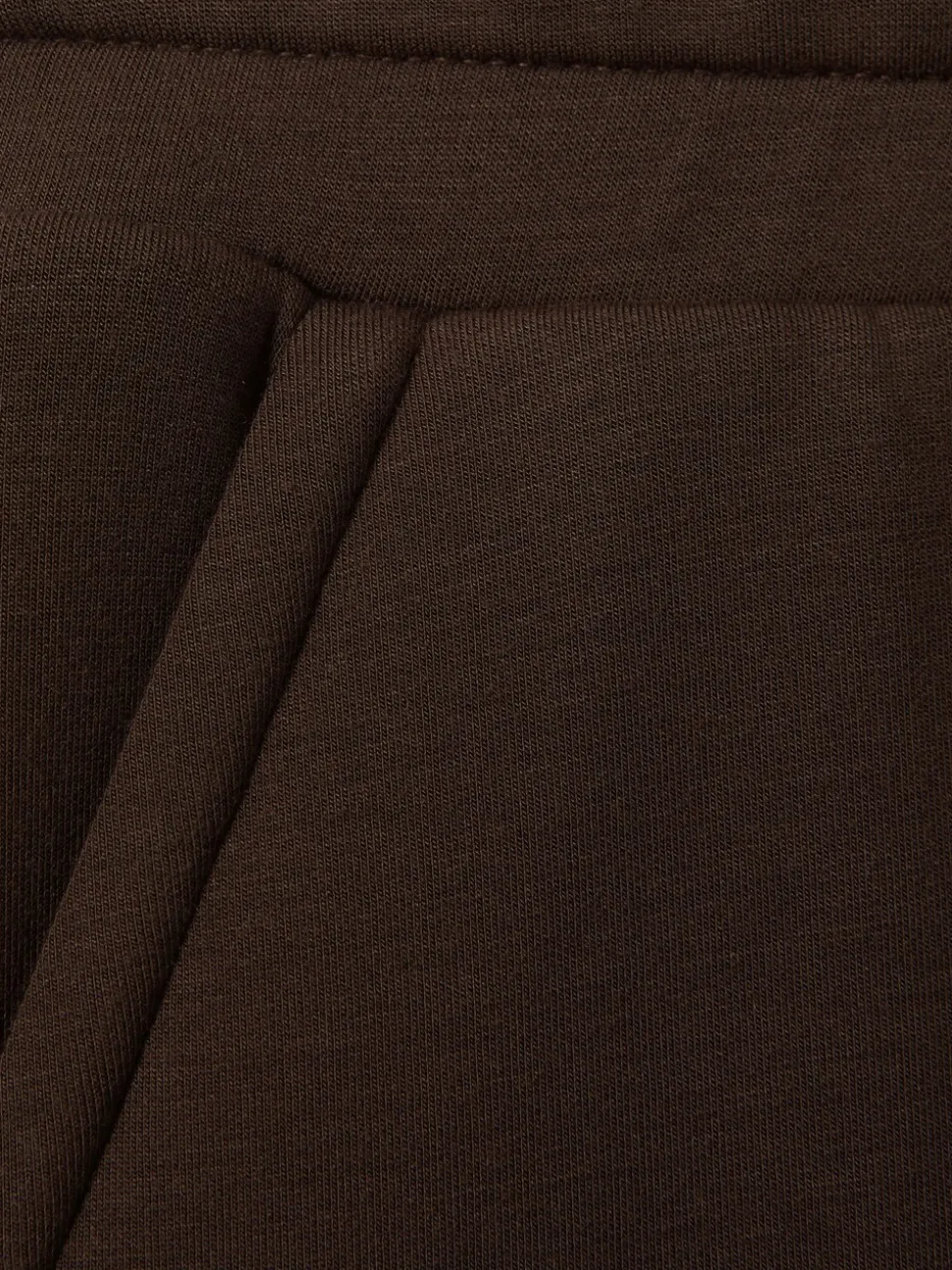Chocoladebruin - Reiss Bernie Premium Interlock Wide-Leg Joggers