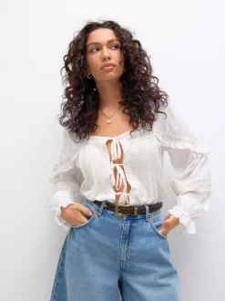 Chocoladebruin - Skinny PU Domed Stud Belt