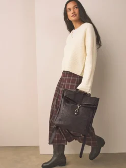 Chocoladebruin - Slouchy Backpack