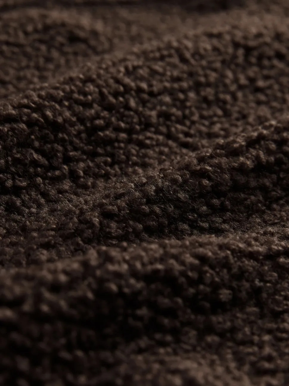 Chocoladebruin - Soft Teddy Borg Longsleeve Hoodie