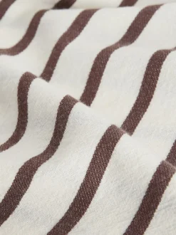 Chocoladebruin - Summer Column Skirt With Linen