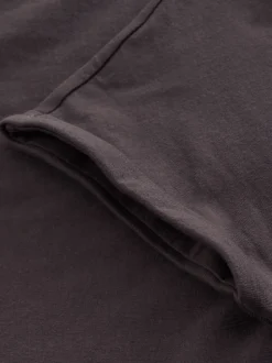 Chocoladebruin - T-shirt met kapmouwtjes