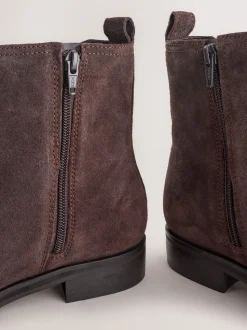 Chocoladebruin suède - Forever Comfort® Chelsea-enkellaarzen