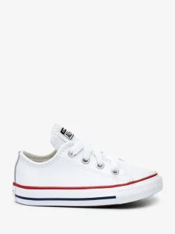 Converse - Taylor leren babysneakers met dikke zool