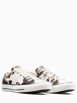 Converse Pony Suede Cow Print All Over Low Trainers