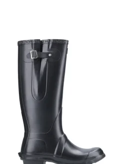 Cotswolds Black Windsor Tall Wellington Boots