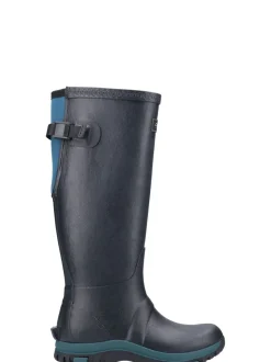 Cotswolds Blue Realm Adjustable Wellington Boots