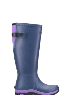 Cotswolds Blue Realm Adjustable Wellington Boots