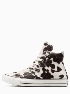 Cow Brown - Converse Chuck Taylor Suede All Over High Trainers