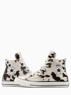 Cow Brown - Converse Chuck Taylor Suede All Over High Trainers