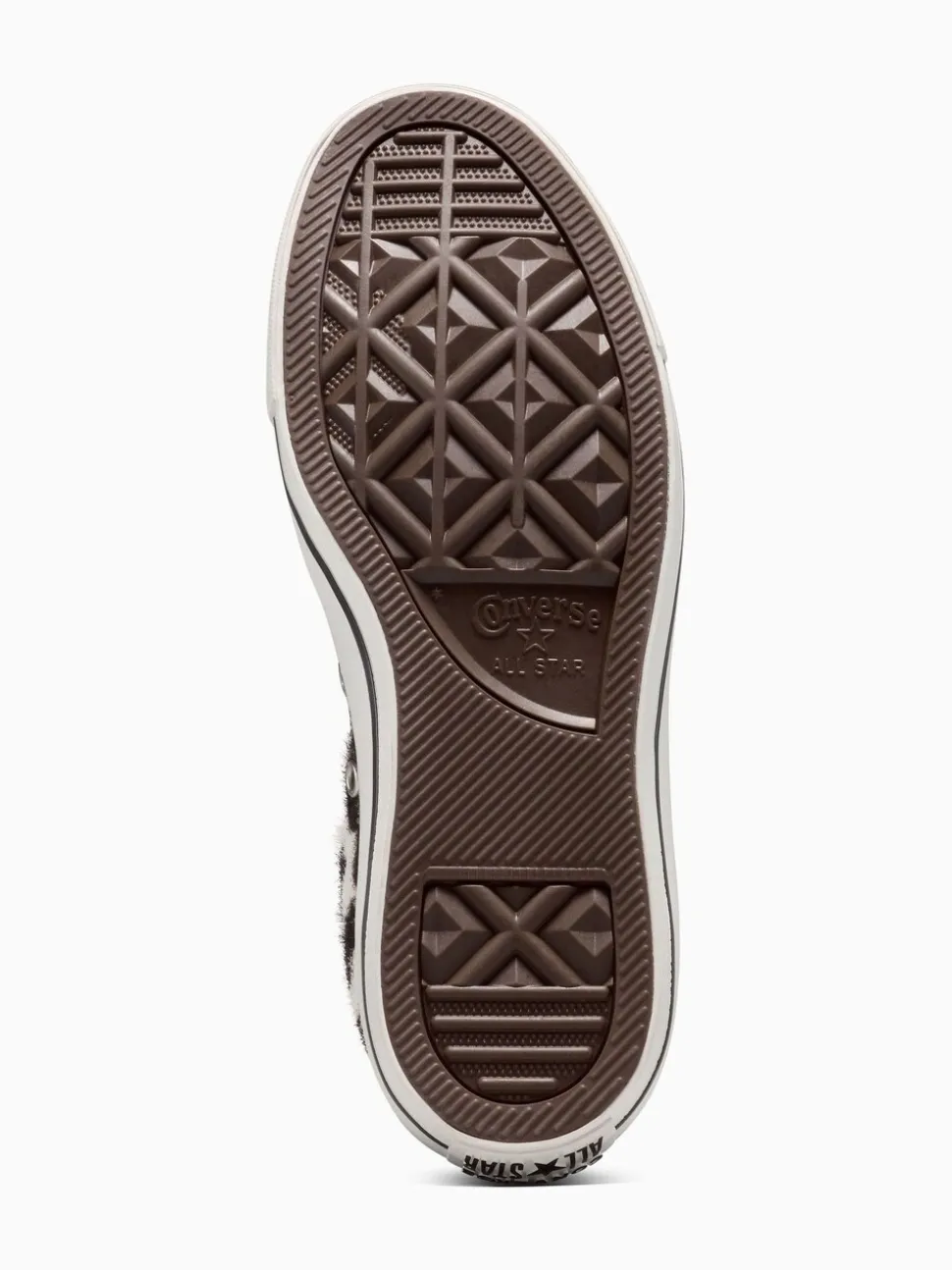 Cow Brown - Converse Chuck Taylor Suede All Over High Trainers